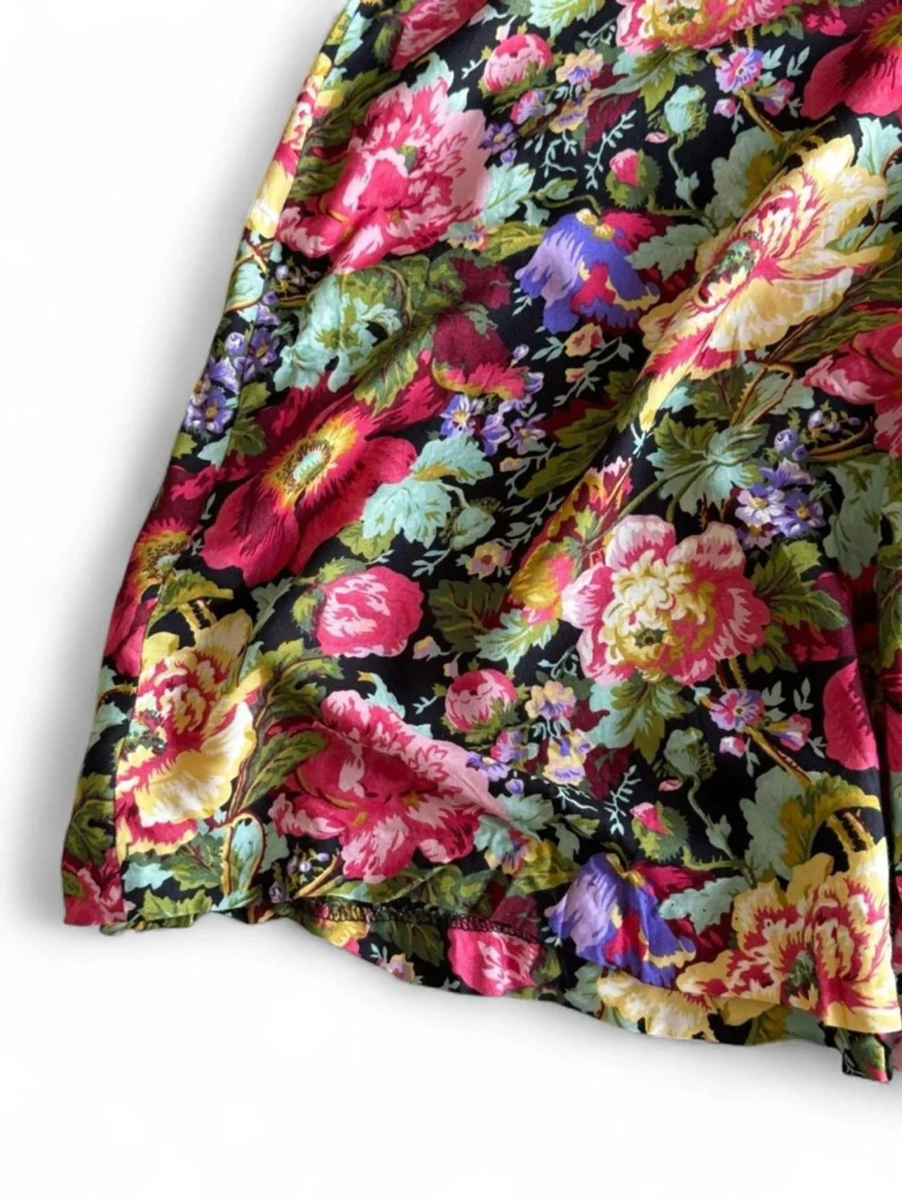 Vintage Ivy Impressions floral maxi dress - 90s whimsigoth cottagecore dress - Picture 2 of 7